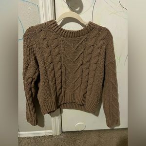 Brown Crew Neck